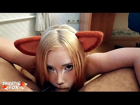 ❤️ Kitsune اس کے منہ میں ڈک اور سہ نگل ☑  سیکس  ❌️
